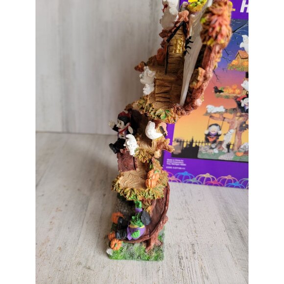 Vintage fantasy tree house Halloween village accessory ghost home decor - Picture 13 of 16